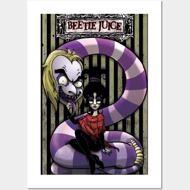 Beetlejuice with Lydia Wall Art by Legends Studios LHVP